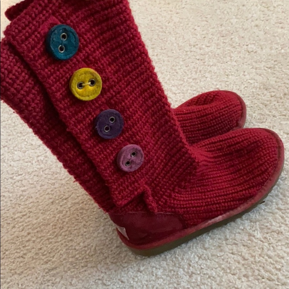 UGG Girls Knit Boots